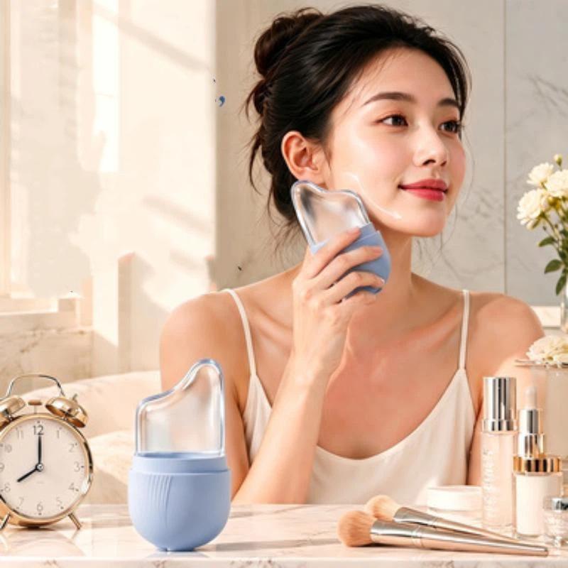 Face Ice Roller Puffiness - Herbruikbare siliconen ijsgezichtsroller mal voor gezichts-