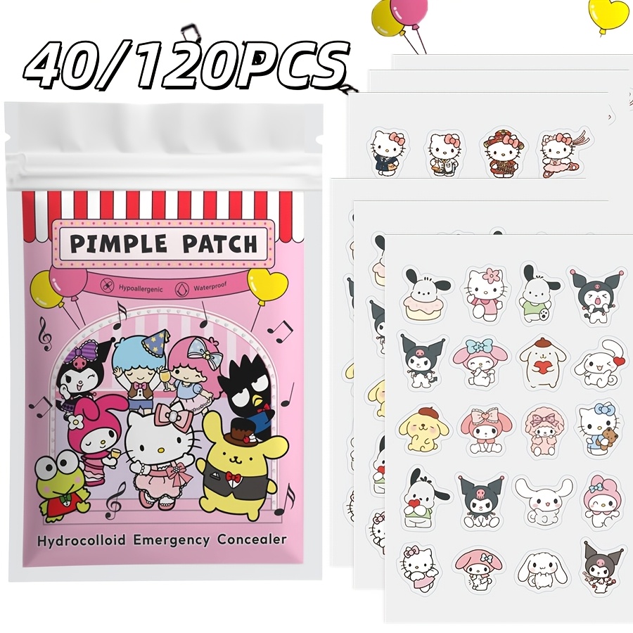 Skincare - 40/120 stuks Hello Kitty acnepleister, hydrogel