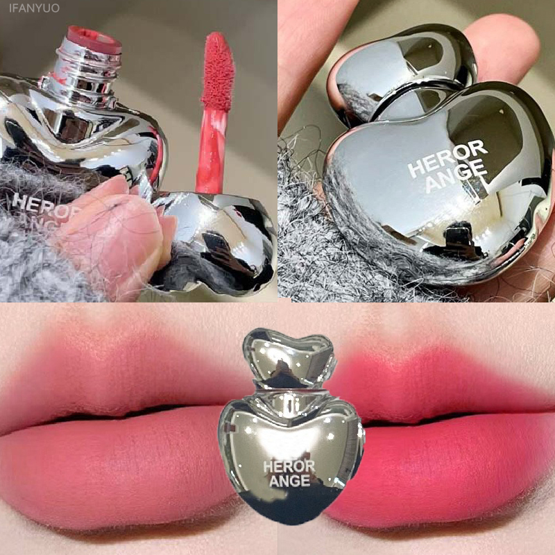 Matte Velvet Lip Tint Long Lasting - Perzik Hart Zijdeachtige Matte Lippenstift Fluwelen