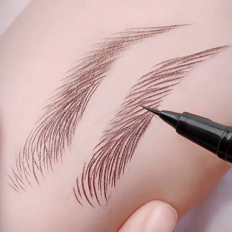 Waterproof Liquid Eyeliner Pen - Multifunctioneel vloeibaar wenkbrauwpotlood Ultrafijne eyeliner Liggende