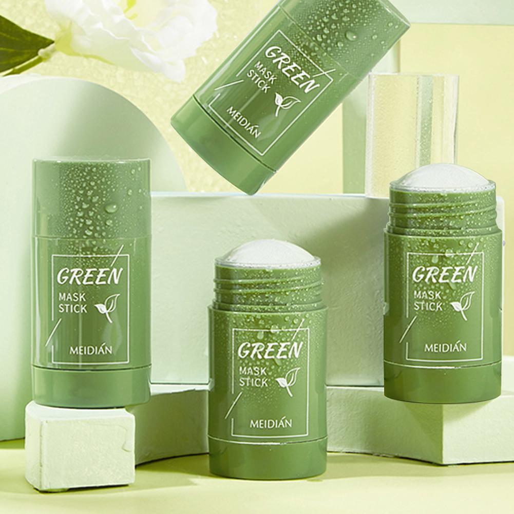 Green Tea Cleansing Clay Mask - Effen Groene Thee Gezichtsmasker Stok Reiniging