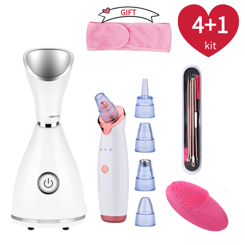 Silicone Face Scrubber Electric - Nano Ionische Facial Vaporizer Hot Gezicht