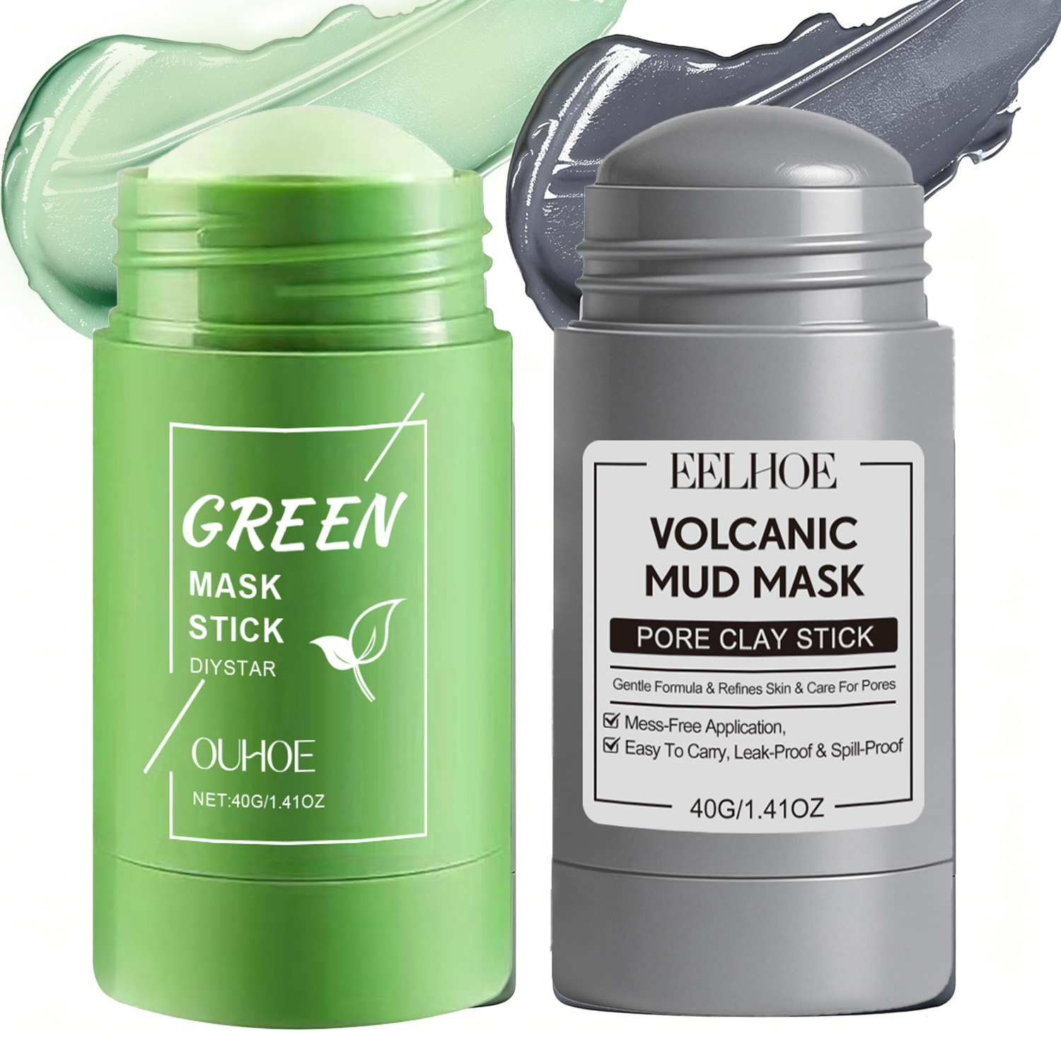 Green Tea Cleansing Clay Mask - Alaska Volcano & Green Tea Deep