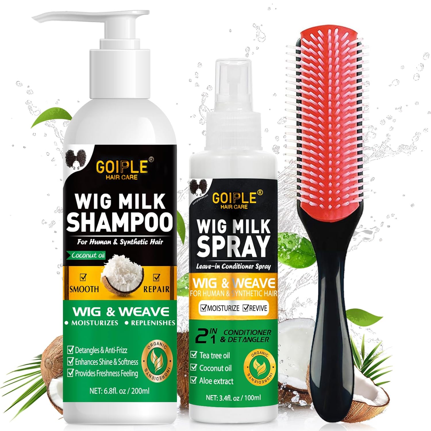 Hair Care - GOIPLE 3-in-1 Haarverzorgingsset met Shampoo, Conditioner