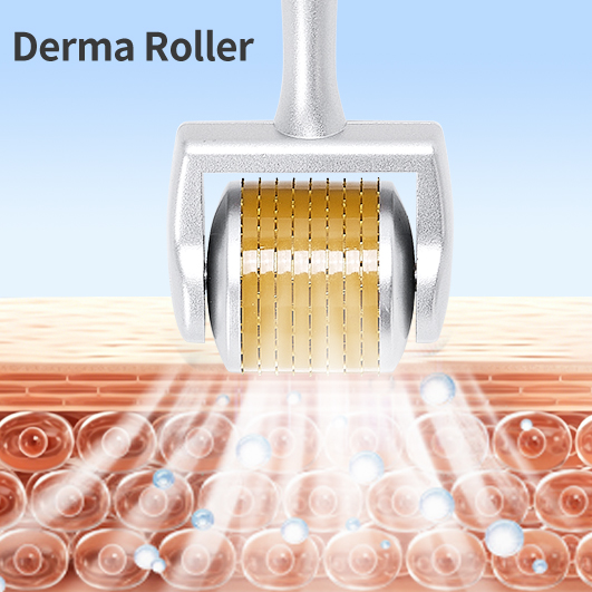 Hair Care - 198 Microneedle Roller voor gezicht, baard,