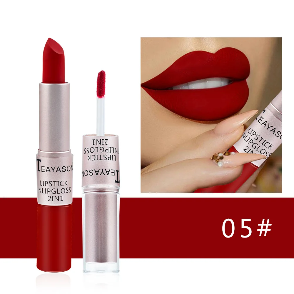 Matte Velvet Lip Tint Long Lasting - 1 Stuk Roze Lippenstift Sexy Lipgloss
