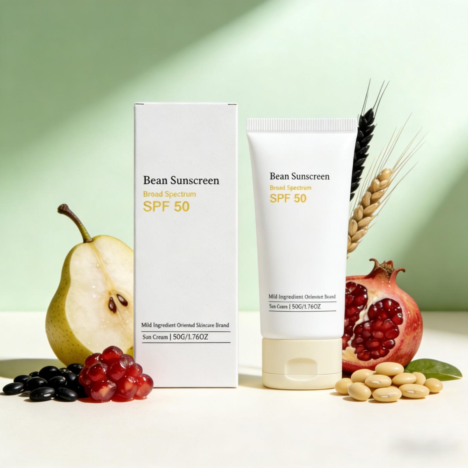 Spf 50 Waterproof Sunscreen - Bean Koreaanse Zonnebrandcrème SPF 50 Anti-zonbescherming
