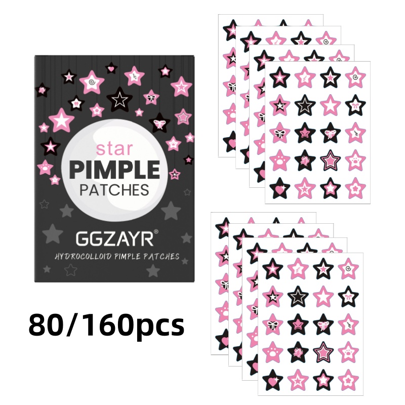 Skincare - 80/160 stuks Star Acne Patch Set