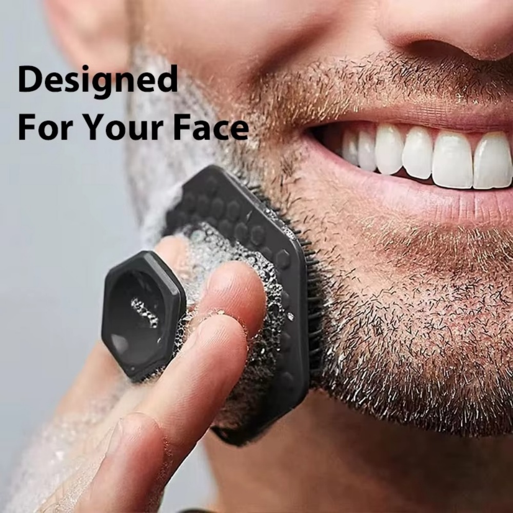 Silicone Face Scrubber Electric - Mini Handmatige Gezichtsreinigingsborstel Mannen Siliconen Gezichtsscrubber