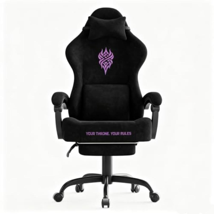 Massage - Gamingstoelen voor videogamers en kantoorgebruik, zwarte
