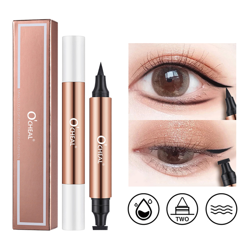 Waterproof Liquid Eyeliner Pen - O'CHEAL Eyeliner Stempel Zwarte Vloeibare Eyeliner