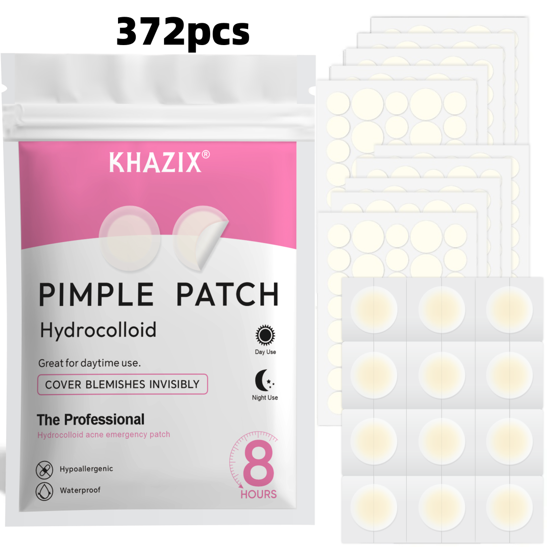 Hydrocolloid Pimple Patch - 372 stuks Hydrocolloïde Acne Pimple Patches,