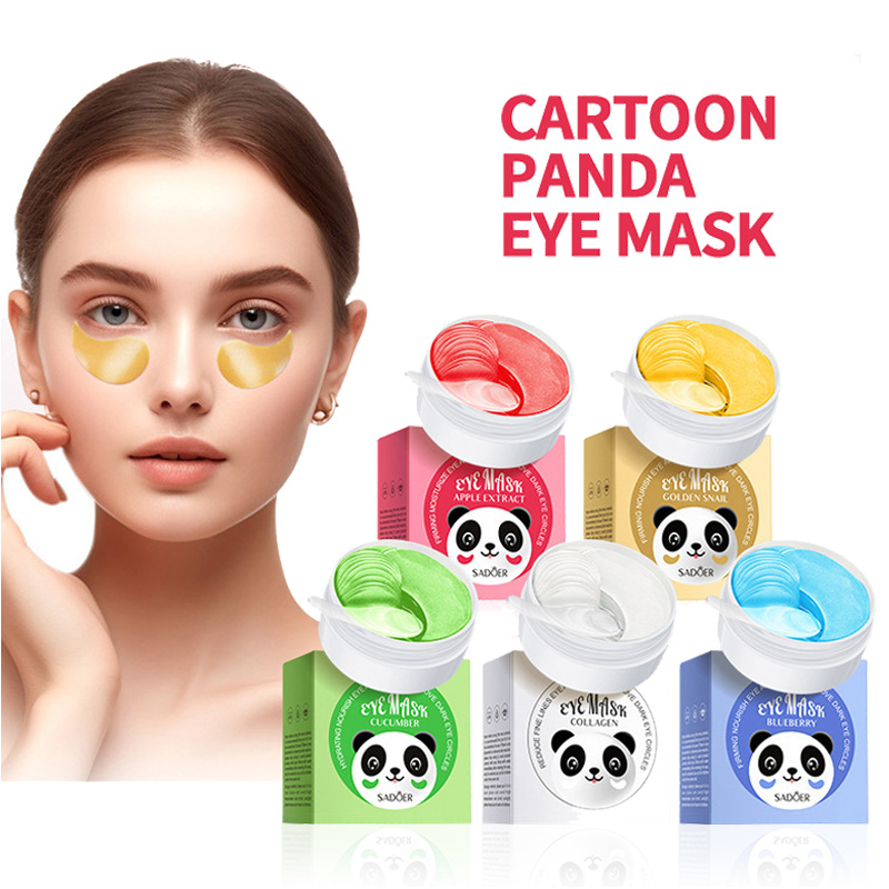 Collagen Under Eye Patches - 60pcs SADOER Crystal Collageen Oogmasker Anti