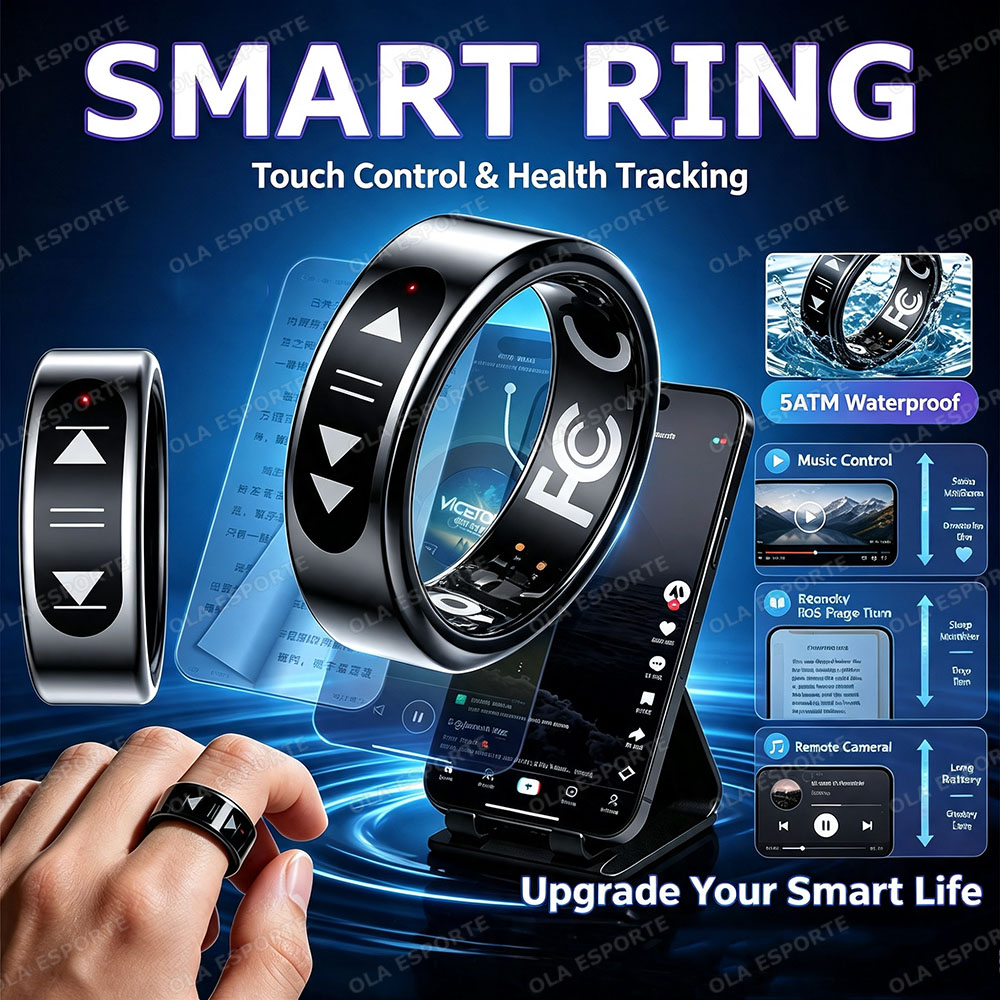 Health Monitors - Nieuwe Touch Control Smart Ring voor