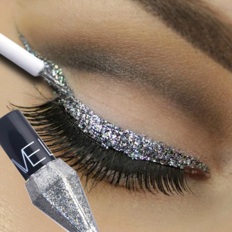 Waterproof Liquid Eyeliner Pen - Parelmoer Glitter Diamond Vloeibare Eyeliner Shimmer