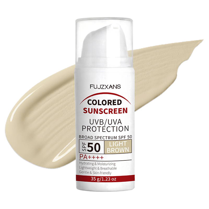Spf 50 Waterproof Sunscreen - Lichtbruine getinte BB Cream SPF50-Titaandioxide zonnebrandcrème,