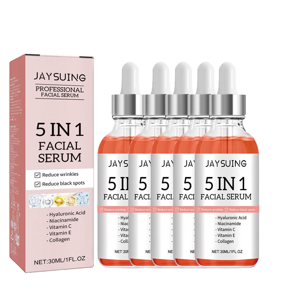 Niacinamide Pore Shrinking Essence - 5-in-1 vitamine C & hyaluronzuur gezichtserum,
