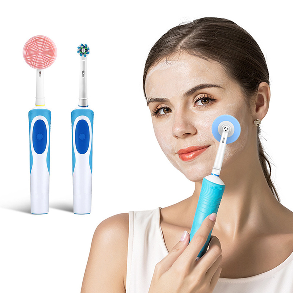 Silicone Face Scrubber Electric - Gezichtsreinigingsborstel Vervangende kop Compatibel met Oral