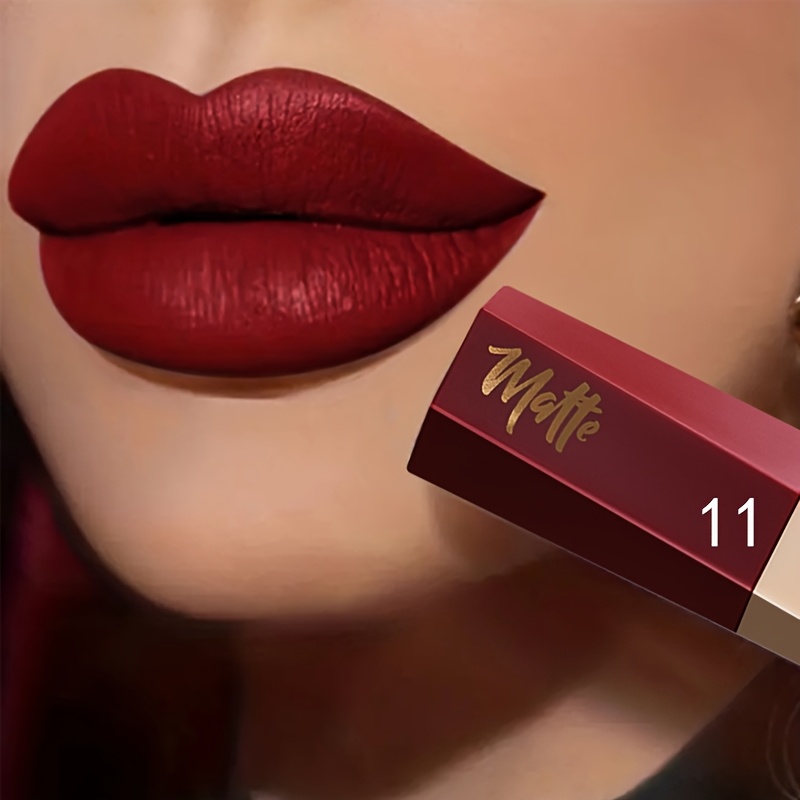 Matte Velvet Lip Tint Long Lasting - 1 stks waterdichte matte fluwelen lip