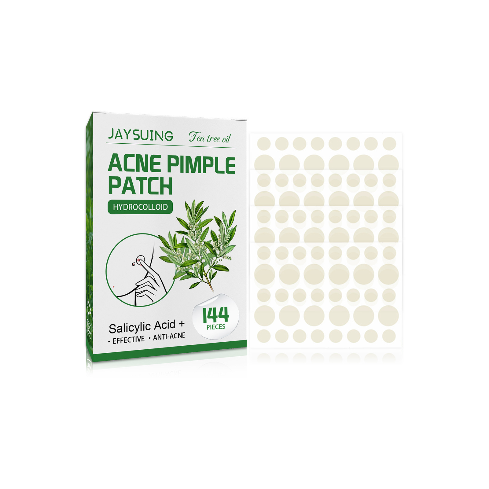 Hydrocolloid Pimple Patch - Hydrocolloïde acnepleisters - Absorbeer pus en