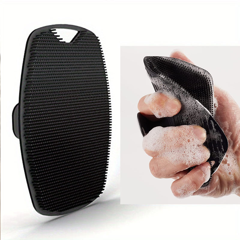 Silicone Face Scrubber Electric - Exfoliërende siliconen badborstel Draagbare douche Zachte