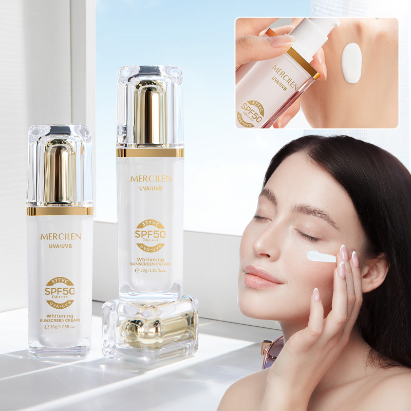 Spf 50 Waterproof Sunscreen - Mercilen gezichts- en lichaamszonnebrandcrème 30g, SPF50+,