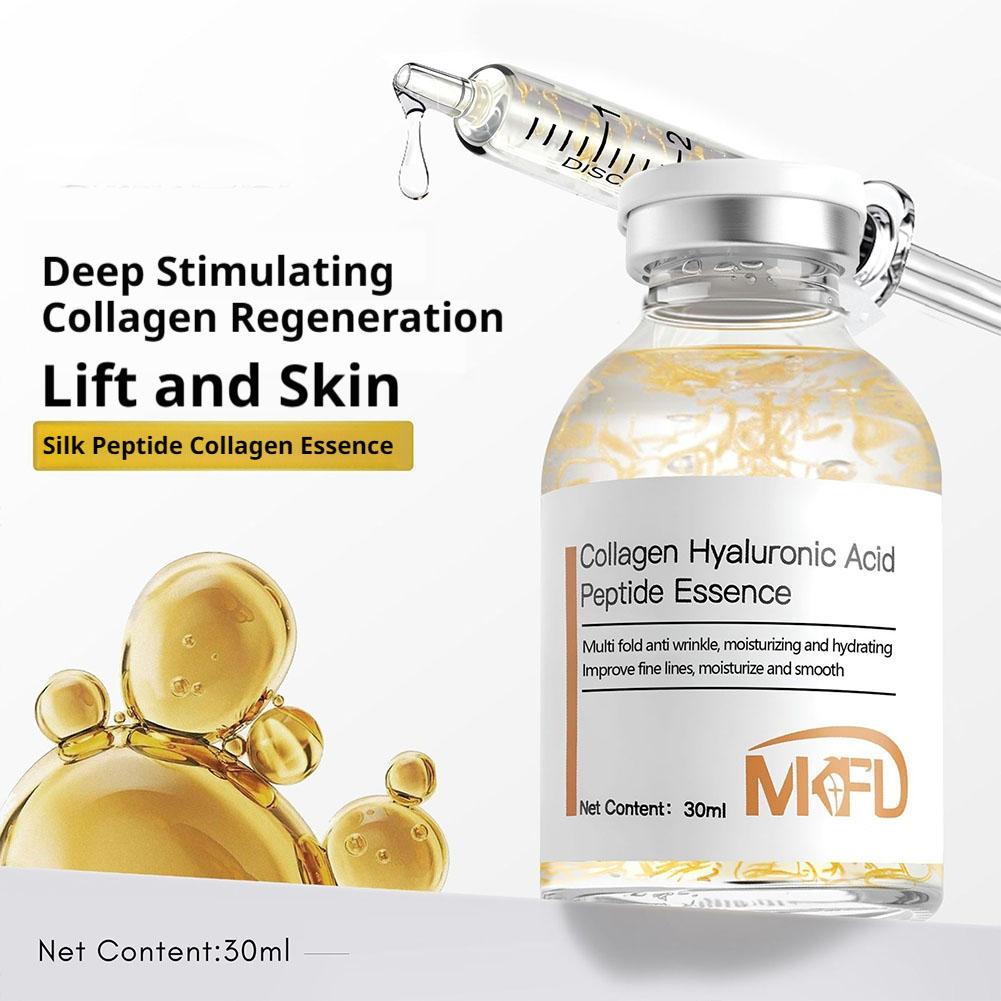Hyaluronic Acid Facial Serum - Collageen Hyaluronzuur Peptide Gezichtsserum 30ml Verstevigende