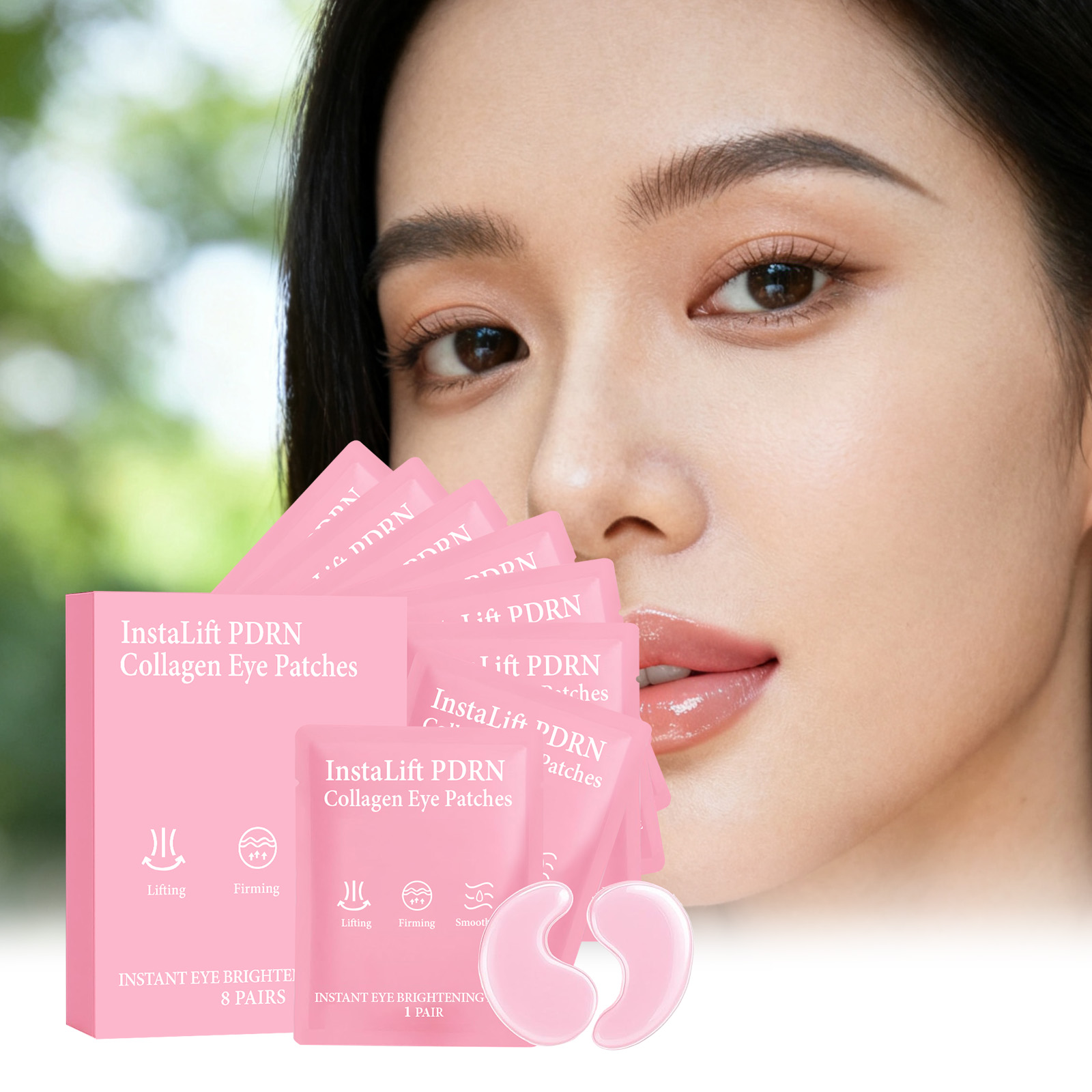 Collagen Under Eye Patches - Instalift PDRN Collageen Ooglapjes Anti Donkere