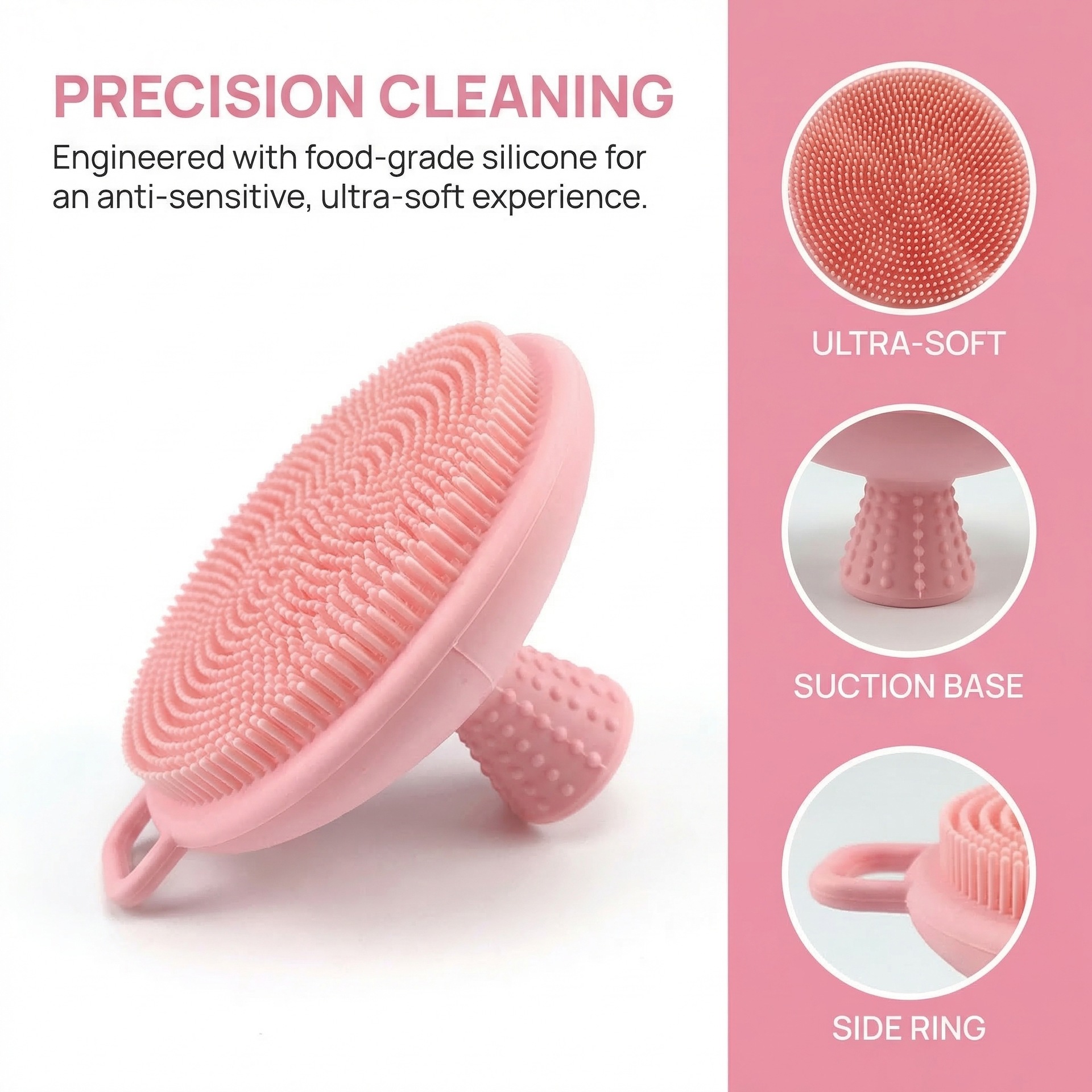 Silicone Face Scrubber Electric - Silicone reinigingsborstel voor het gezicht, poriënreiniger,