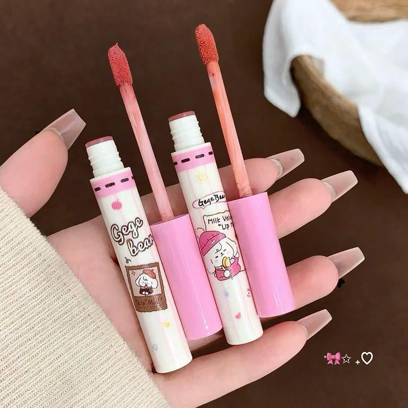 Gege Bear 6-delige Velvet Lip  - Matte Velvet Lip Tint Long Lasting recensie en prijs