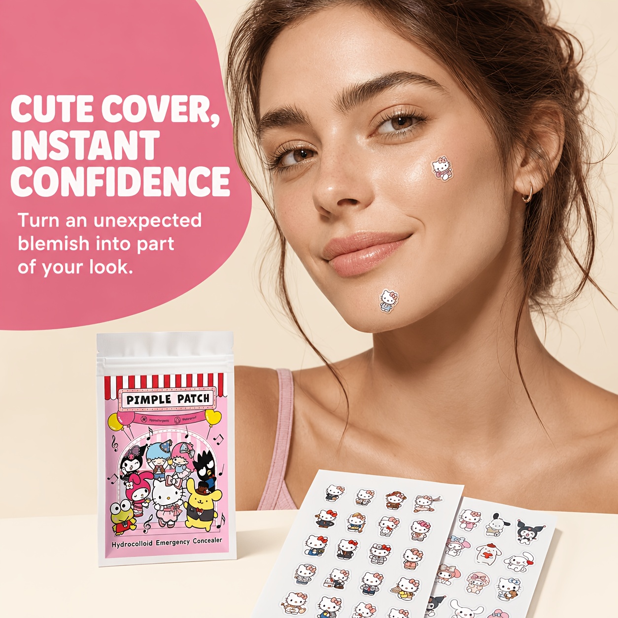 40/120 stuks Hello Kitty acnep - Skincare recensie en prijs