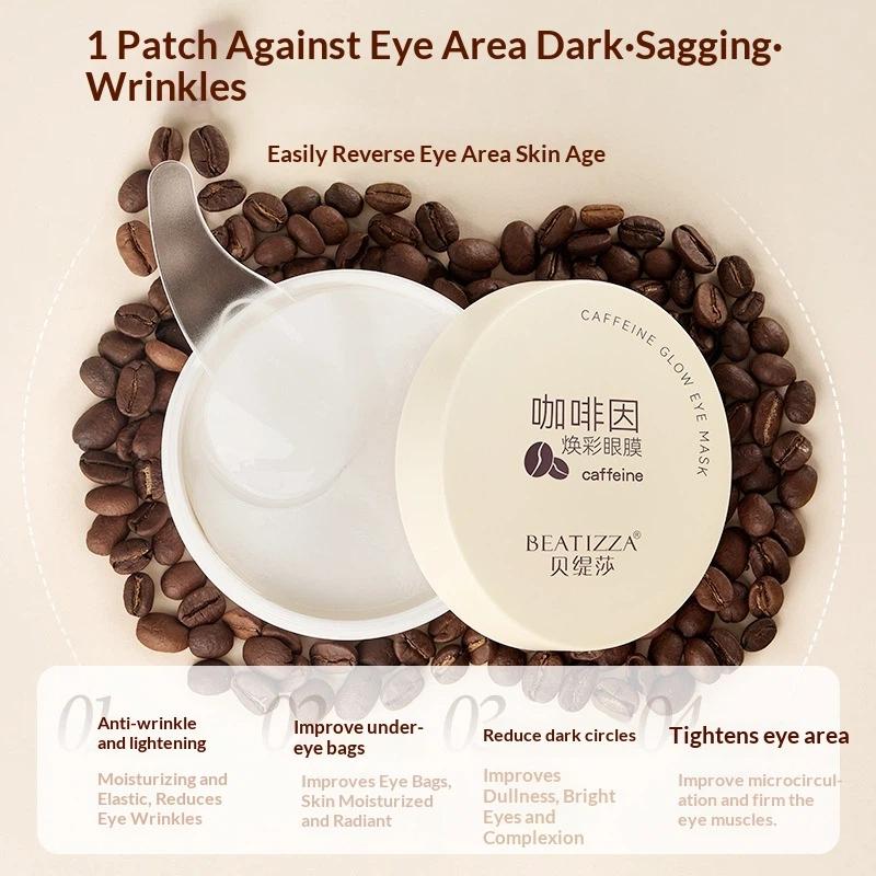 Cafeïne Oogmasker Anti-rimpel  - Collagen Under Eye Patches recensie en prijs