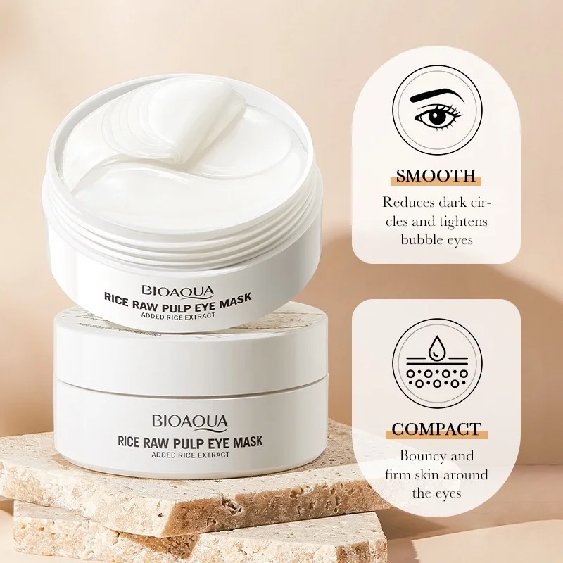 60 stuks Bioaqua Rijst Oogmask - Collagen Under Eye Patches recensie en prijs