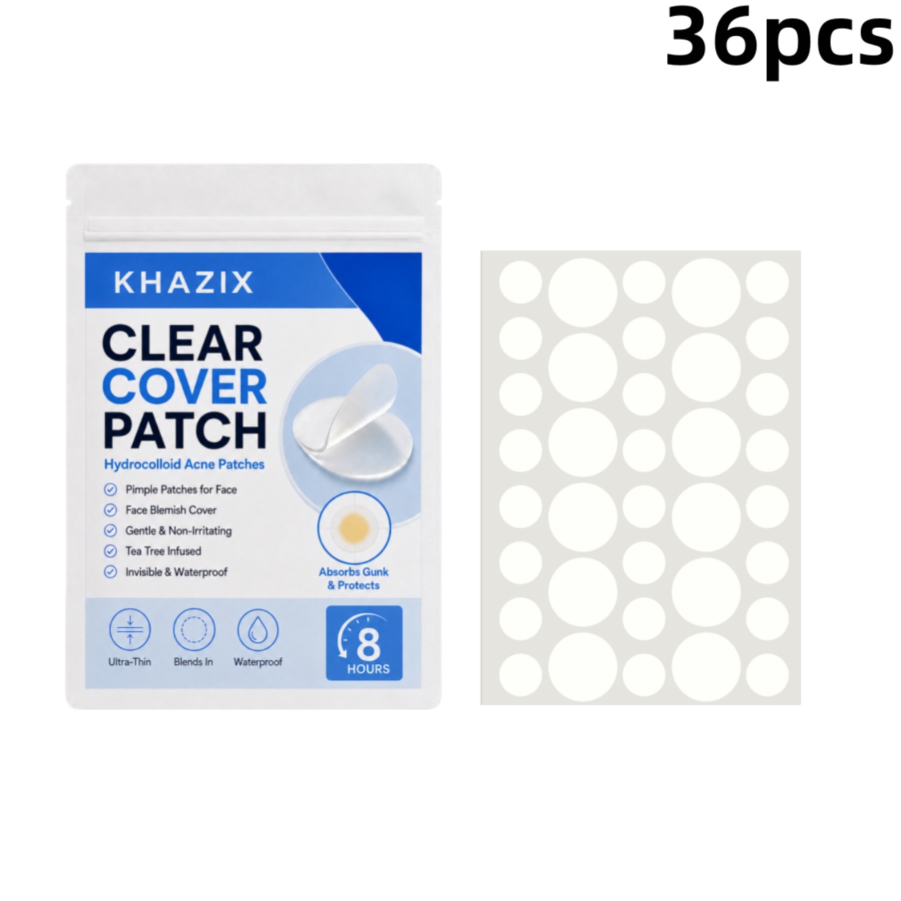 36 stuks transparante puistple - Hydrocolloid Pimple Patch recensie en prijs