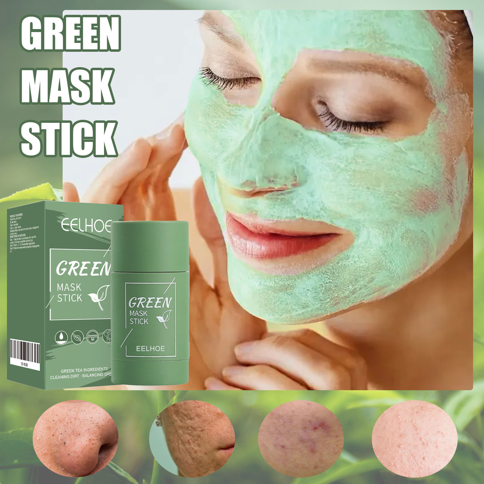 Groene Thee Solid Mask Stick - - Green Tea Cleansing Clay Mask recensie en prijs