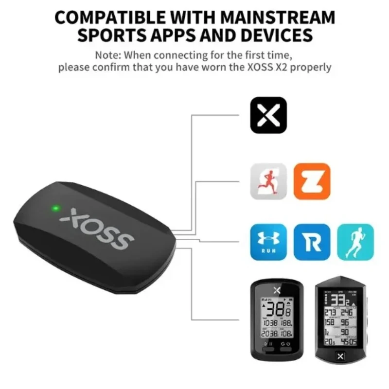 XOSS X2 Borstband Hartslagsens - Health Monitors recensie en prijs