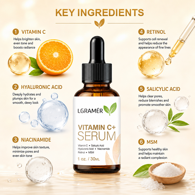 Vitamine C+ Gezichtsserum Met  - Hyaluronic Acid Facial Serum recensie en prijs