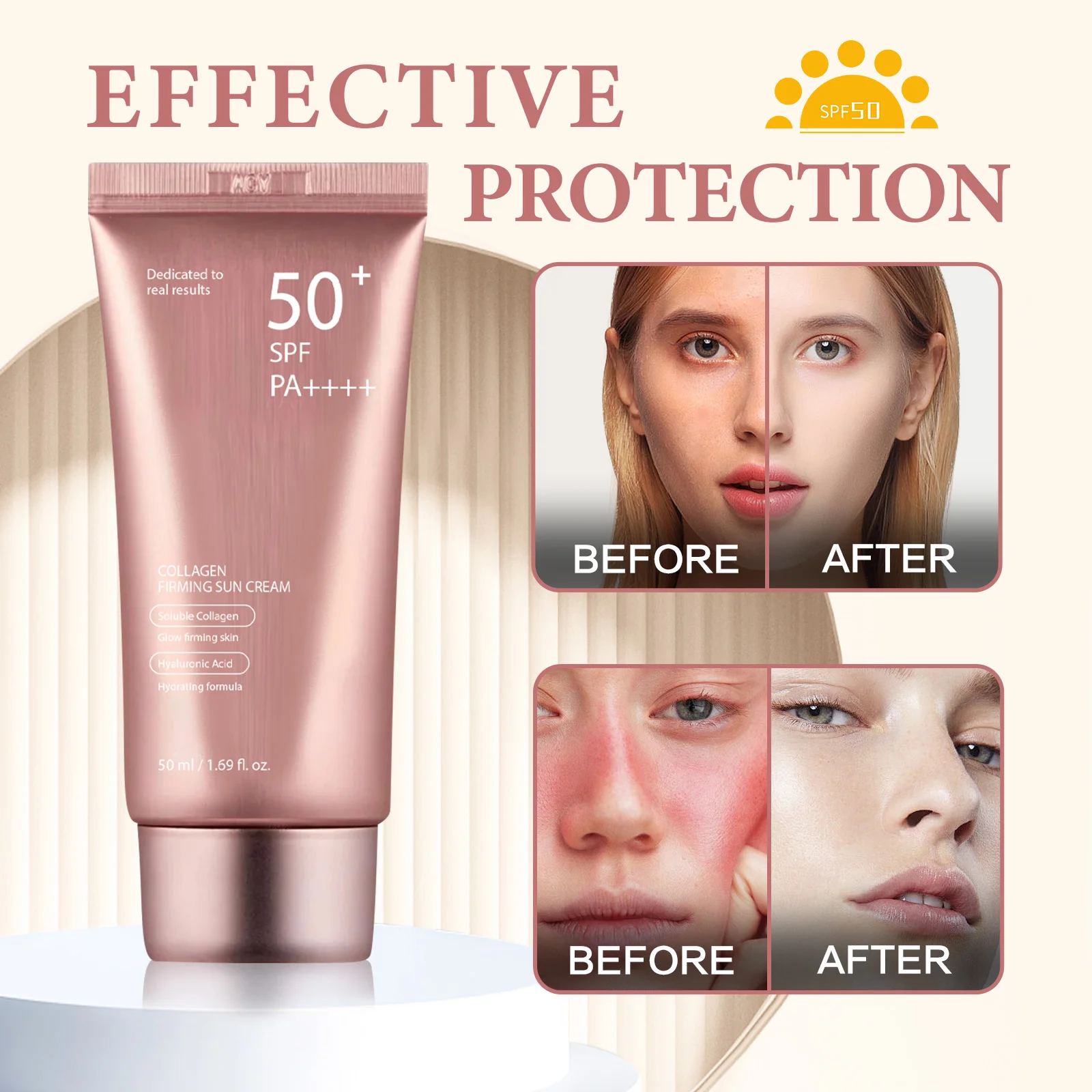 Zonnebrandcrème SPF50 PA+++ Wa - Spf 50 Waterproof Sunscreen recensie en prijs