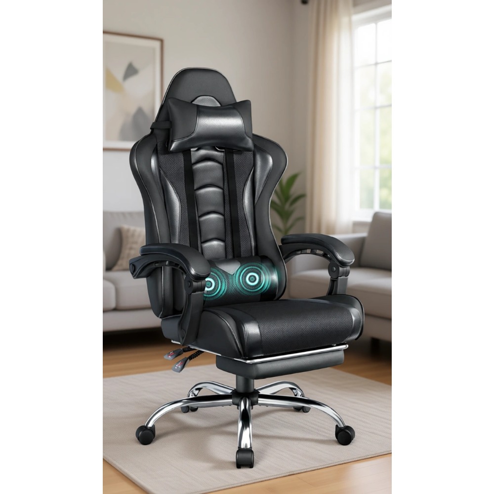 Comfortabele PU-lederen gaming - Massage recensie en prijs