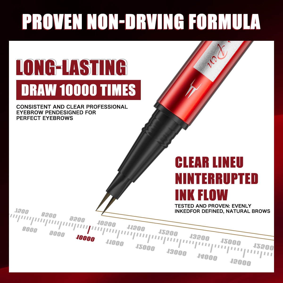 Ultrafijne wenkbrauwpen Langdu - Waterproof Liquid Eyeliner Pen recensie en prijs