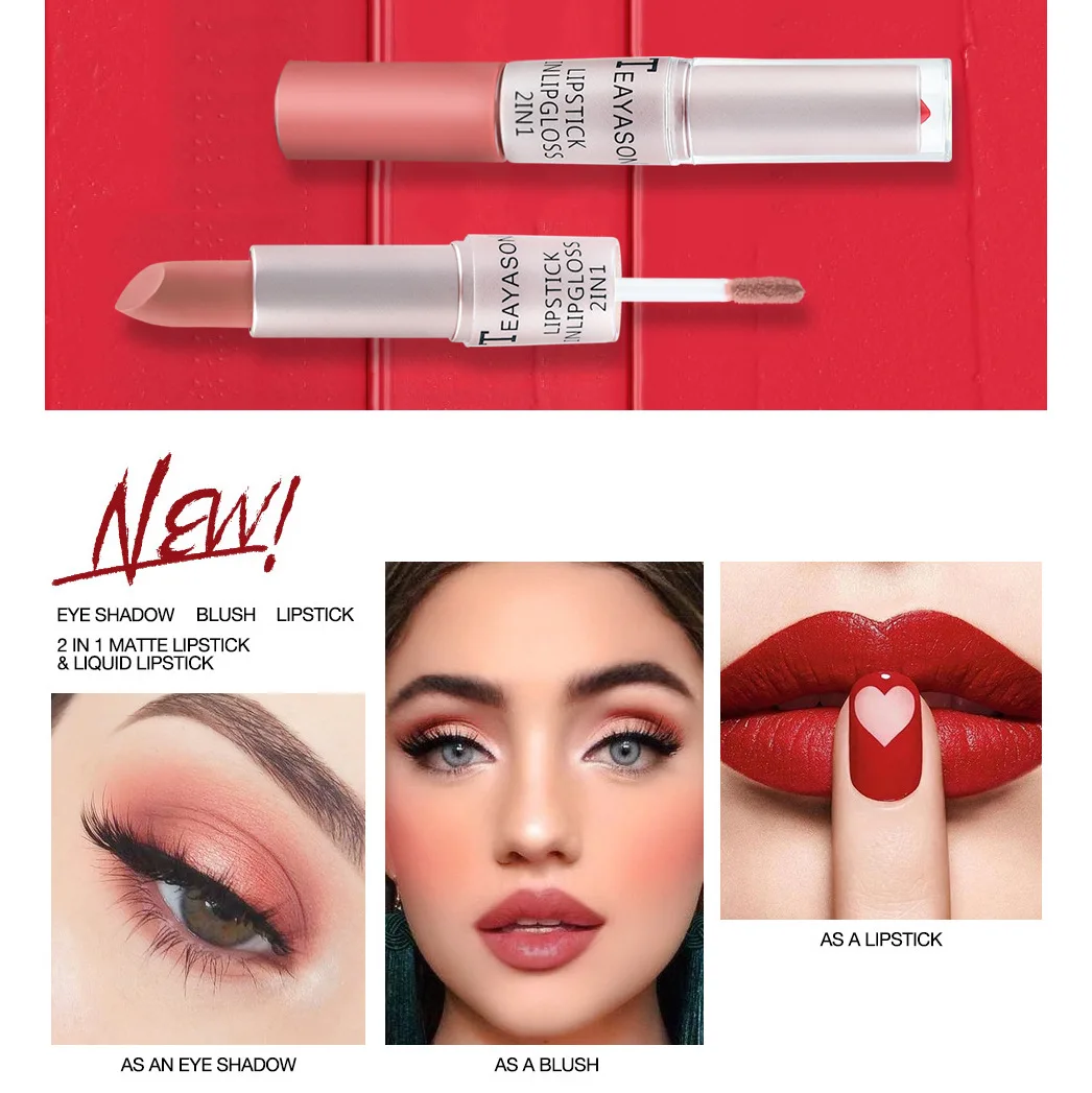 1 Stuk Roze Lippenstift Sexy L - Matte Velvet Lip Tint Long Lasting recensie en prijs