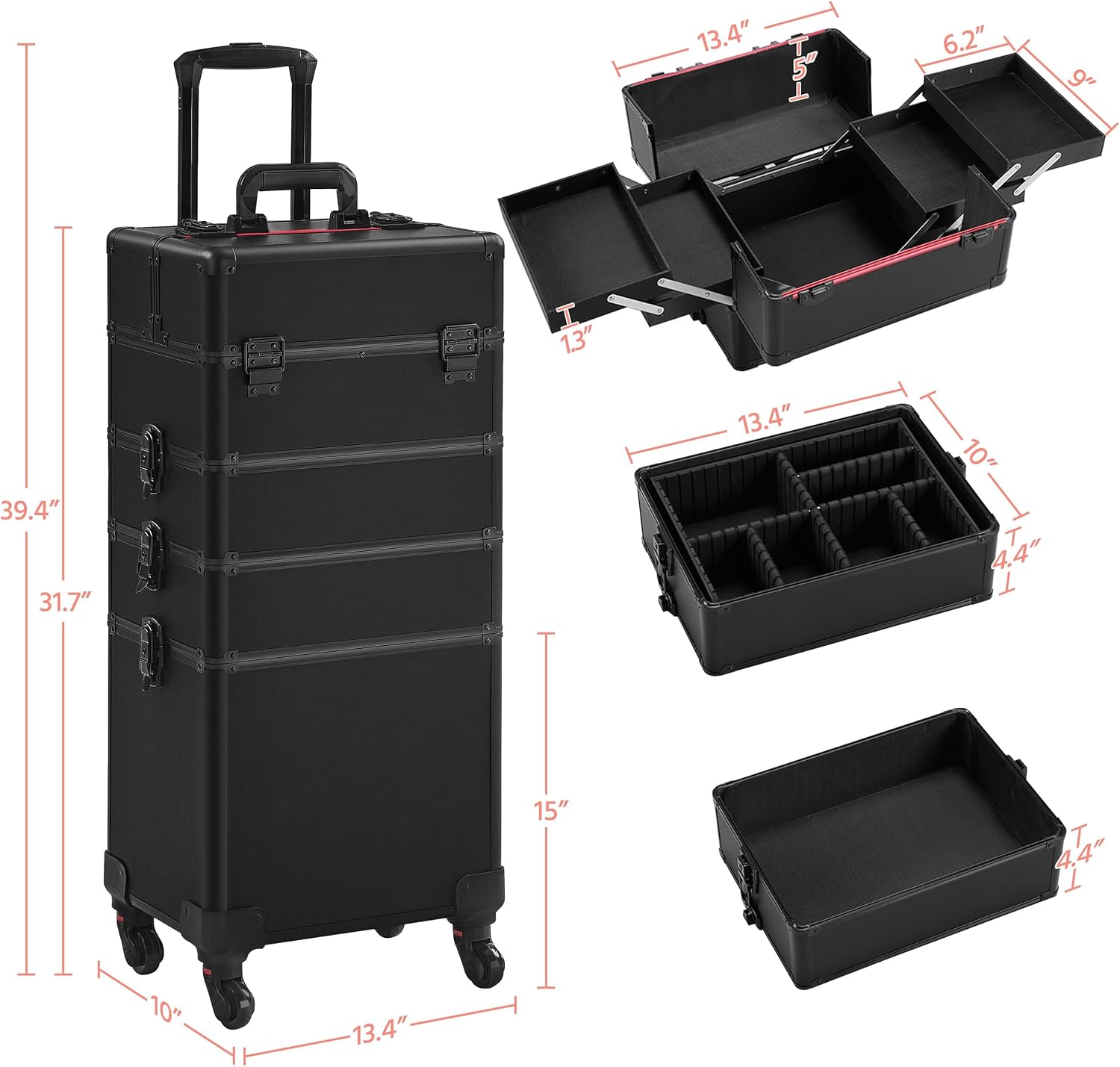 Zwarte 4-in-1 afsluitbare roll - Makeup recensie en prijs