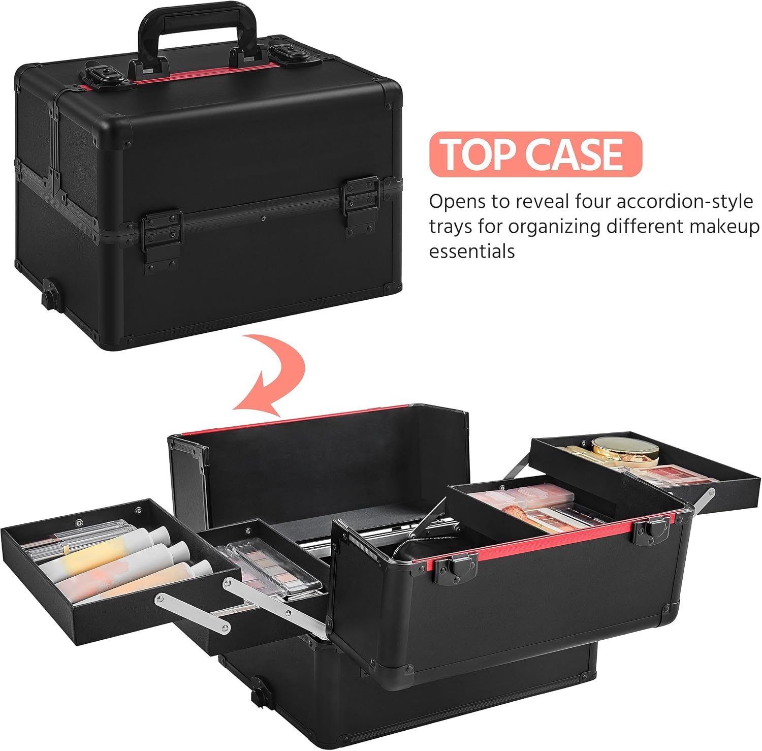 Zwarte 4-in-1 afsluitbare roll - Makeup recensie en prijs