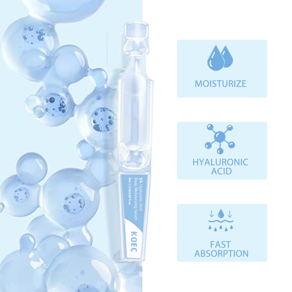 30PCs KOEC 5% Hyaluronzuur Die - Hyaluronic Acid Facial Serum recensie en prijs