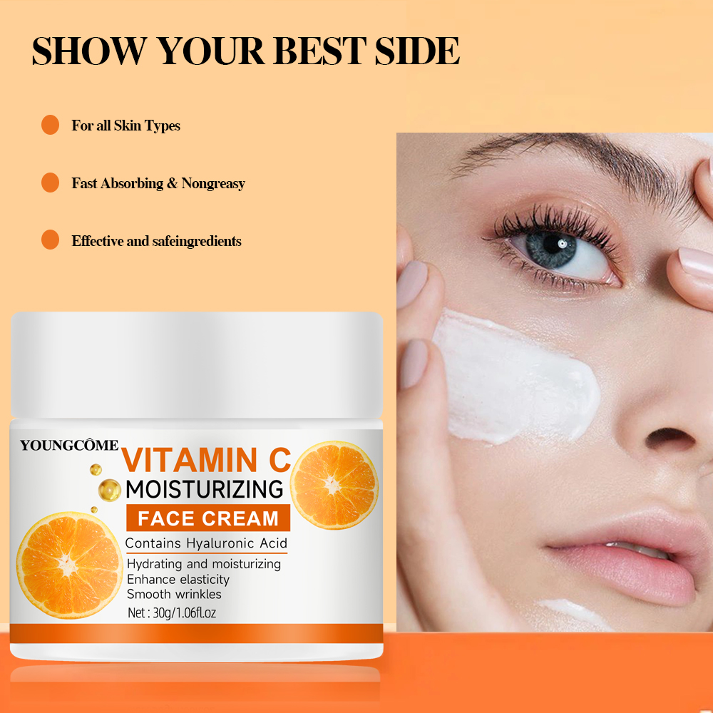 Vitamine C Hydraterende Crème  - Hyaluronic Acid Facial Serum recensie en prijs