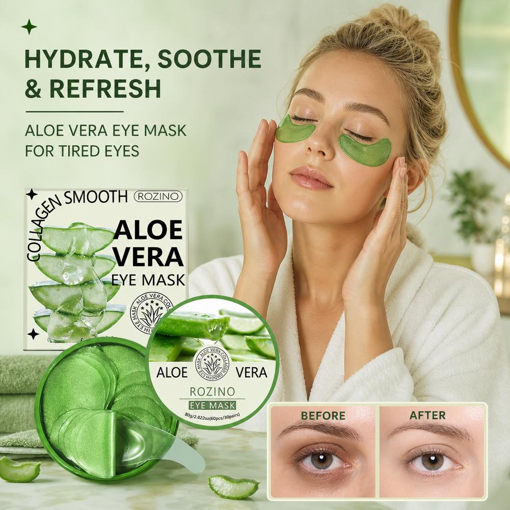 60 stuks Aloë Vera Collageen O - Collagen Under Eye Patches recensie en prijs