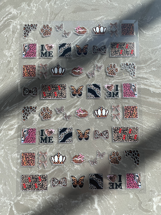 Mini PVC Kawaii patroonposter  - Nail Art recensie en prijs