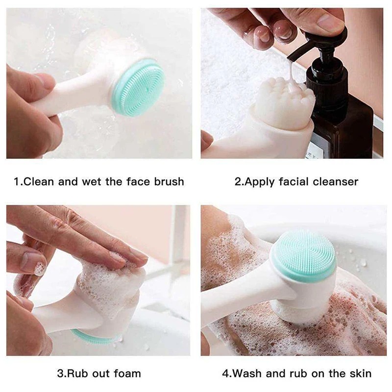 3D Dubbelzijdige Handmatige Ge - Silicone Face Scrubber Electric recensie en prijs