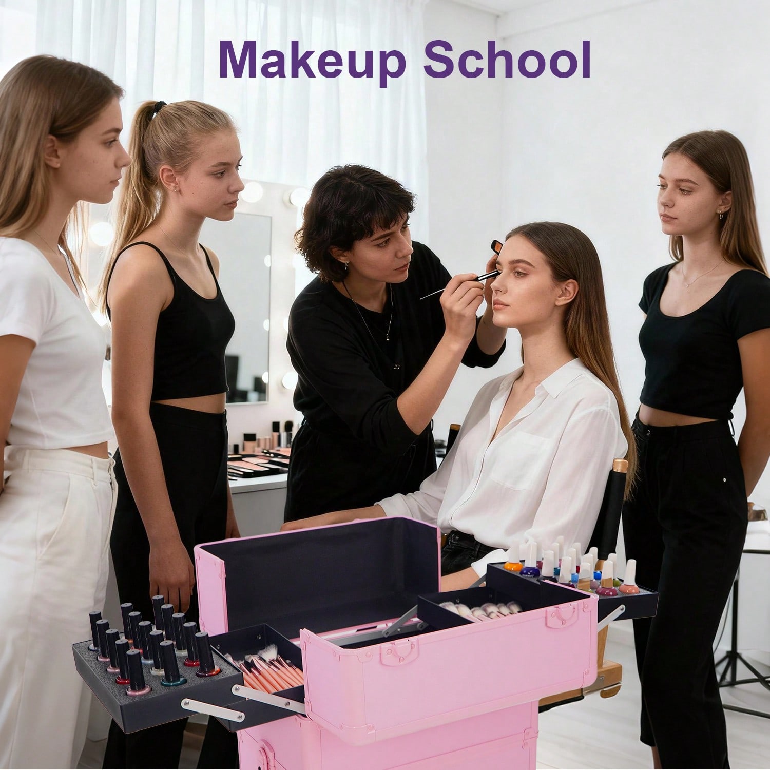 Rollende make-up koffer 4-in-1 - Makeup recensie en prijs