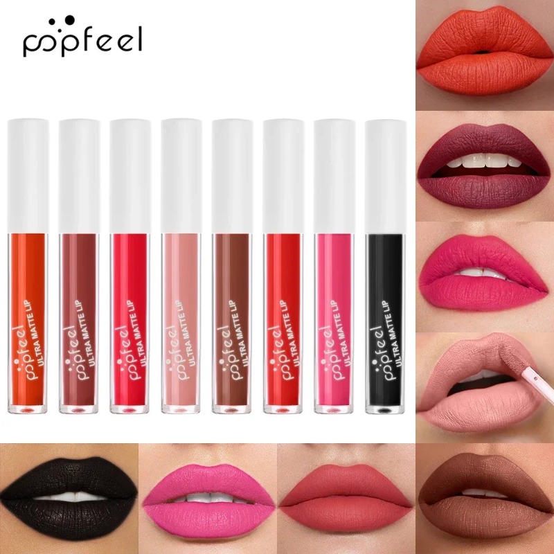 Punk Matte Zwarte Vloeibare Li - Matte Velvet Lip Tint Long Lasting recensie en prijs